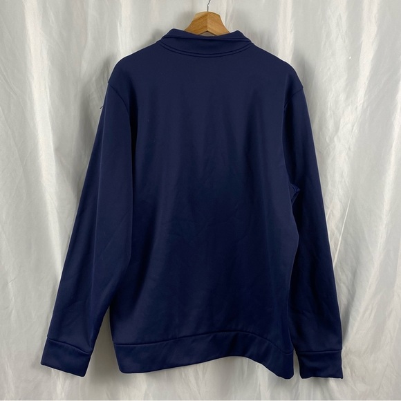 Under Armour Men's 1/4 Zip Up Sweater Blue Size Large - Picture 11 of 16